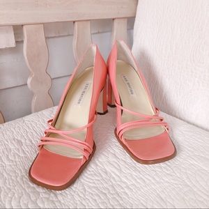 Coral Pink Ann Marino Heels 💗vintage